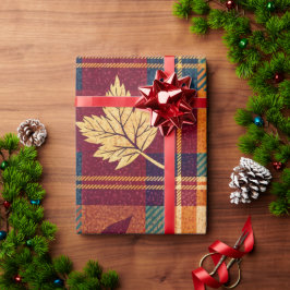 Cosy Autumnal Wrapping Paper Geschenkpapier