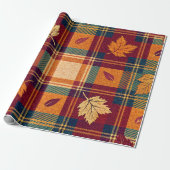 Cosy Autumnal Wrapping Paper Geschenkpapier (Ungerollt)