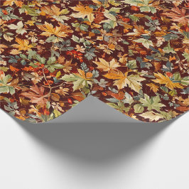 Cosy Autumnal Wrapping Paper Geschenkpapier