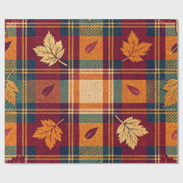 Cosy Autumnal Wrapping Paper Geschenkpapier