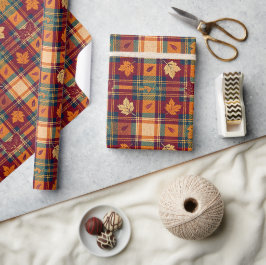 Cosy Autumnal Wrapping Paper Geschenkpapier