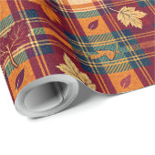 Cosy Autumnal Wrapping Paper Geschenkpapier (Rolleneckpunkt)