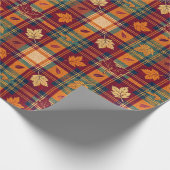 Cosy Autumnal Wrapping Paper Geschenkpapier (Ecke)