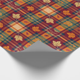 Cosy Autumnal Wrapping Paper Geschenkpapier