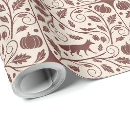 Cosy Autumnal Wrapping Paper Geschenkpapier
