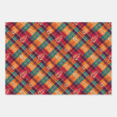 Cosy Autumnal Wrapping Paper Geschenkpapier Set (Vorderseite)