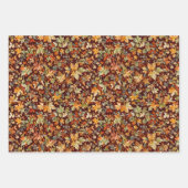Cosy Autumnal Wrapping Paper Geschenkpapier Set (Vorderseite 3)