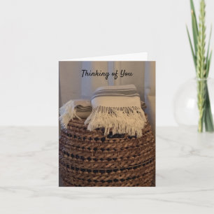 Cosy Basket Thinking Your Card Dankeskarte