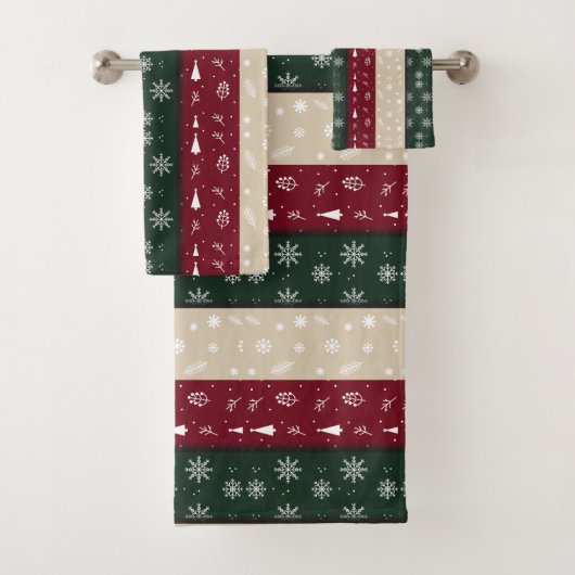 "Cosy Bath Towel Collection: Trending Designs!" Badhandtuch Set (Insitu)