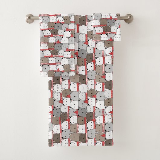"Cosy Bath Towel Collection: Trending Designs!" Badhandtuch Set (Insitu)