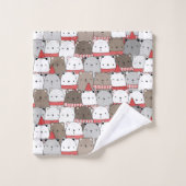 "Cosy Bath Towel Collection: Trending Designs!" Badhandtuch Set (Waschlappen)