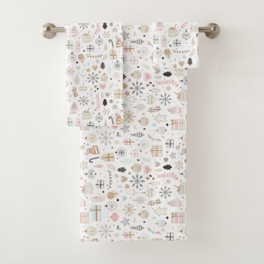 "Cosy Bath Towel Collection: Trending Designs!" Badhandtuch Set (Insitu)