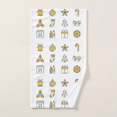 "Cosy Bath Towel Collection: Trending Designs!" Badhandtuch Set (Handtuch)