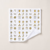 "Cosy Bath Towel Collection: Trending Designs!" Badhandtuch Set (Waschlappen)