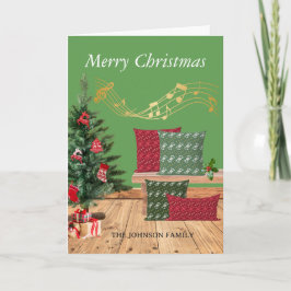 Cosy Bench Frohe Weihnachtsgrüße Karte