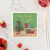 Cosy Bench Merry Christmas Napkins Serviette (Beispiel)