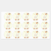 Cosy Birthday Card Etiketten (Blatt)