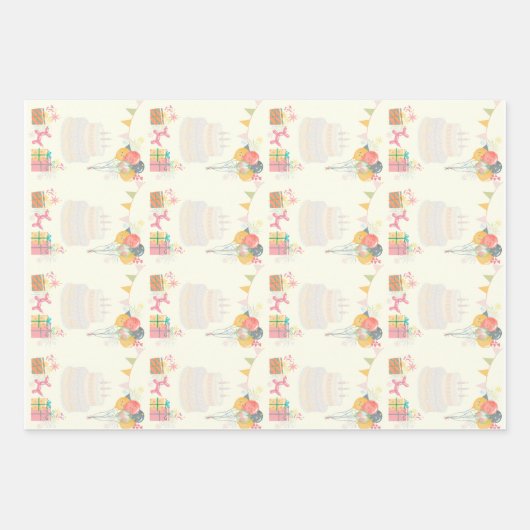 Cosy Birthday Card Geschenkpapier Set (Vorderseite 3)