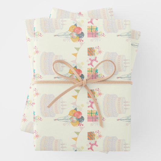 Cosy Birthday Card Geschenkpapier Set (Beispiel)