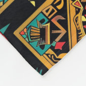 Cosy Blue "Aztec Dream" Content Fleece Blanket (Ecke)