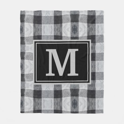 Cosy Buffalo Karierte Familienanfängerkissen Fleecedecke (Vorderseite)