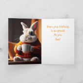 Cosy Bunny Birthday Card Karte (Innenseite)