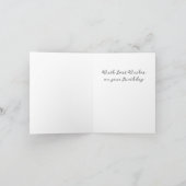 Cosy Café und Cake Birthday Card Karte (Innenseite)