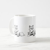 Cosy Campfire Fox-Tasse Kaffeetasse (Vorderseite Links)