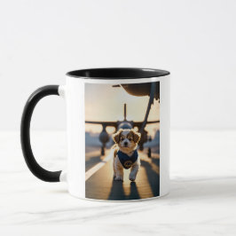 "Cosy Canine Companion: Personalisierte Dog Image Tasse