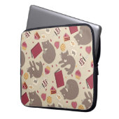 Cosy Cat Lovers Collage Laptopschutzhülle (Vorderseite Links)