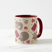 Cosy Cat Lovers Collage Tasse (VorderseiteRechts)