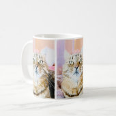 Cosy Cat Tasse - Whimsical Feline Design (Vorderseite Links)