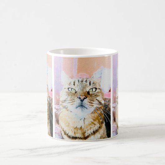 Cosy Cat Tasse - Whimsical Feline Design (Mittel)