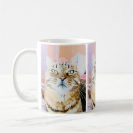 Cosy Cat Tasse - Whimsical Feline Design