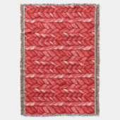 Cosy Chic Red Sweater Decke (Vorderseite Vertikal)