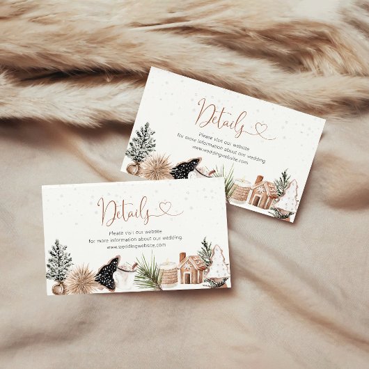 Cosy Christmas Baby Shooting Details Eintrittskart Begleitkarte