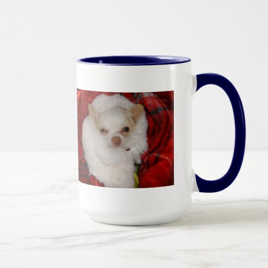 Cosy Christmas Chihuahua Tasse (Rechts)