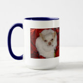 Cosy Christmas Chihuahua Tasse (Links)