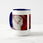 Cosy Christmas Chihuahua Tasse (Vorderseite Links)