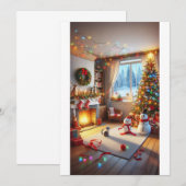 "Cosy Christmas Eve" Einladung (Vorne/Hinten)