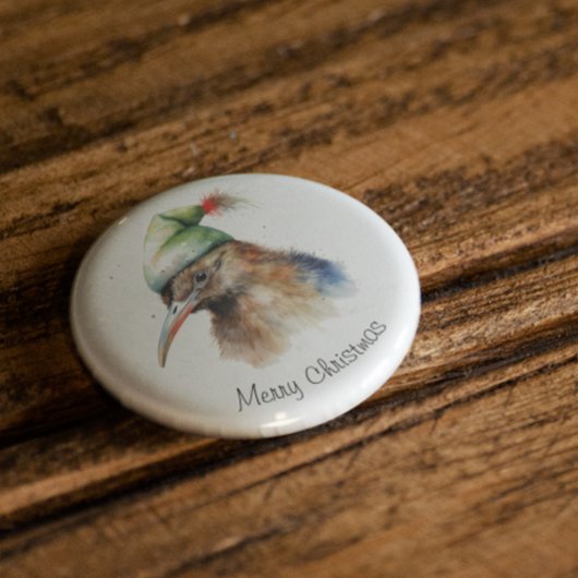 Cosy Christmas Kiwi, Brauch Button