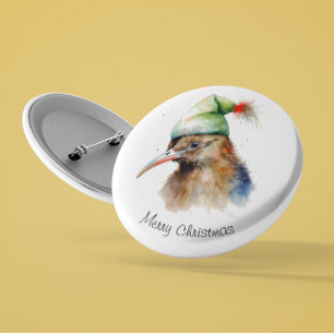 Cosy Christmas Kiwi, Brauch Button