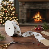 Cosy Christmas Kiwi Satinband