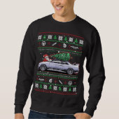 Cosy Christmas Nissan Skyline R33 GT-R Sweatshirt (Vorderseite)