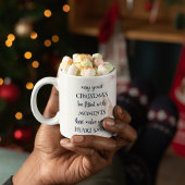 Cosy Christmas Quote Foto Overlay Kaffeetasse