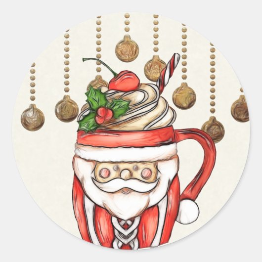 Cosy Christmas Sticker (Vorderseite)