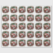 Cosy Christmas Vibes Geschenkpapier (Flach)