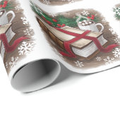 Cosy Christmas Vibes Geschenkpapier (Rolleneckpunkt)