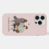 Cosy Coffee & Liebe: Perfekte Mischung für Ihr Han iPhone Hülle (Rückseite (Horizontal))