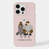 Cosy Coffee & Liebe: Perfekte Mischung für Ihr Han iPhone Hülle (Rückseite)